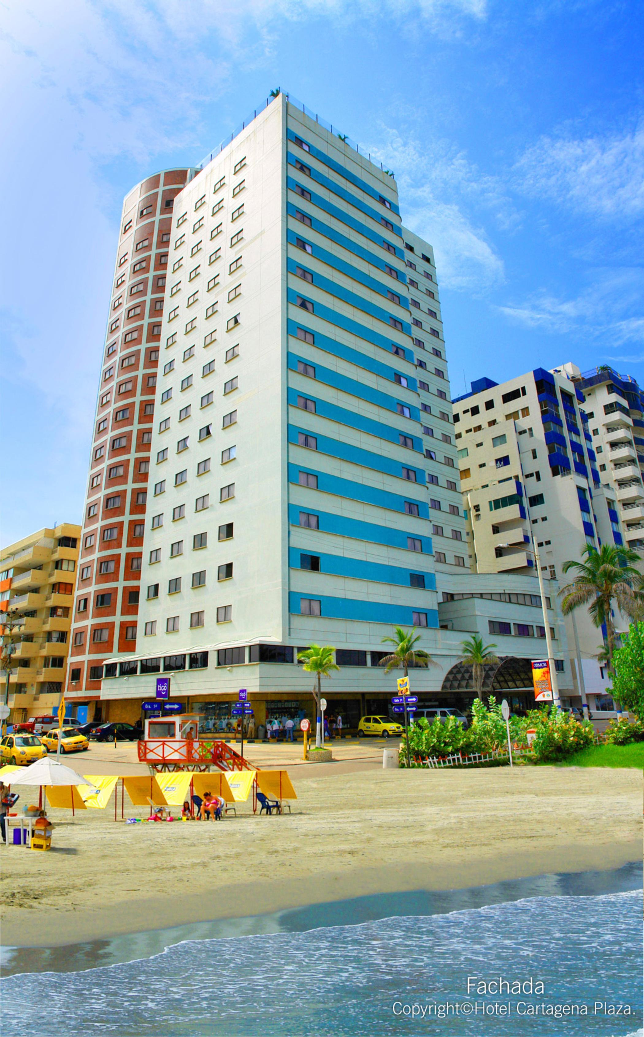 Hotel Cartagena Plaza Bagian luar foto